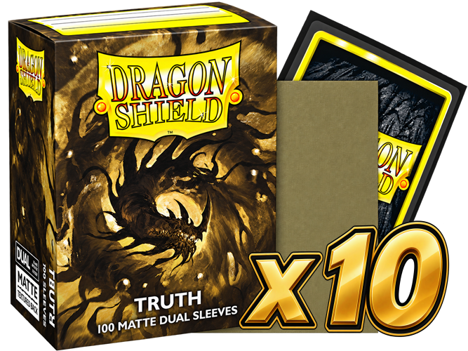 Dragon Shield - Truth Dual Matte Sleeves Display (10x 100ct Boxes)