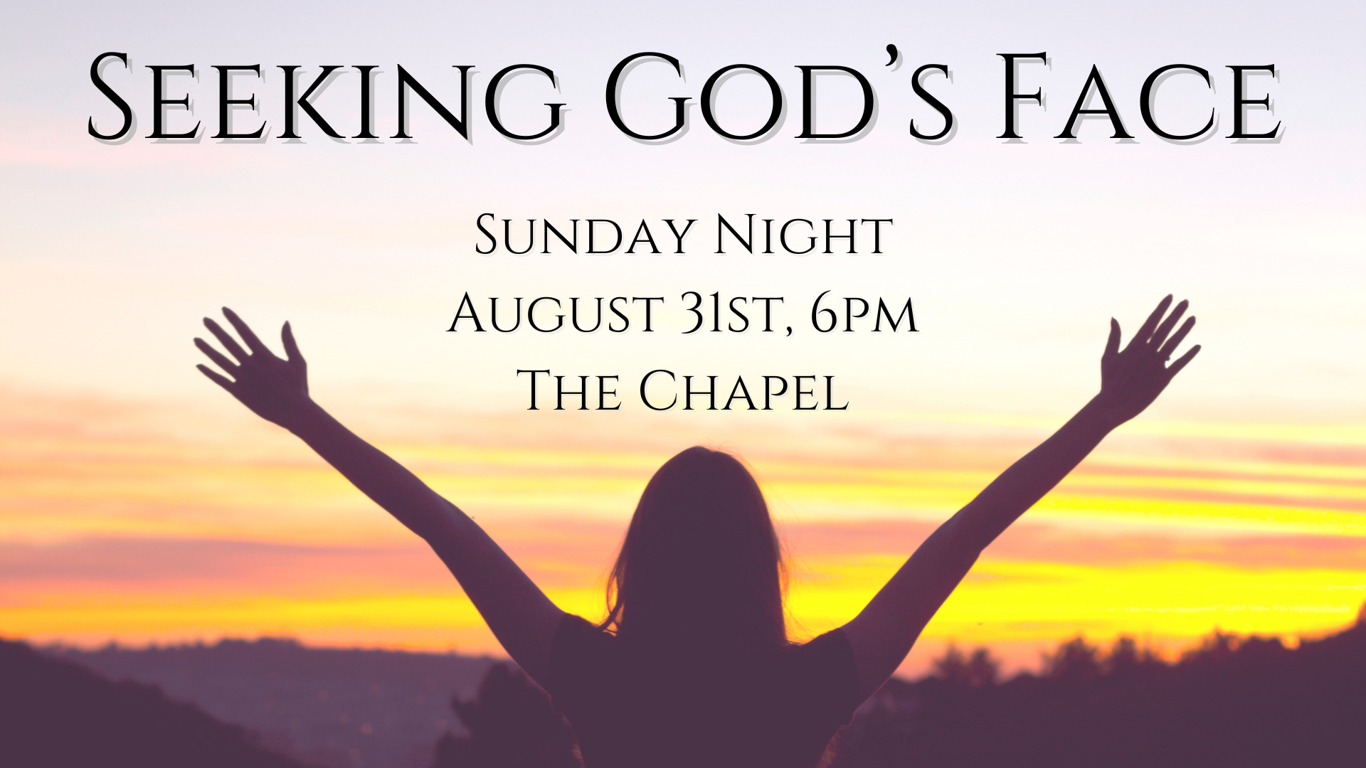 Seeking God's Face