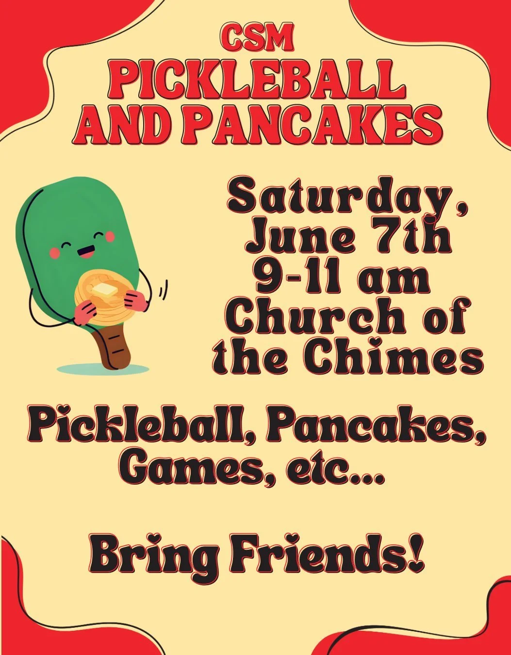 CSM Pickleball & Pancakes
