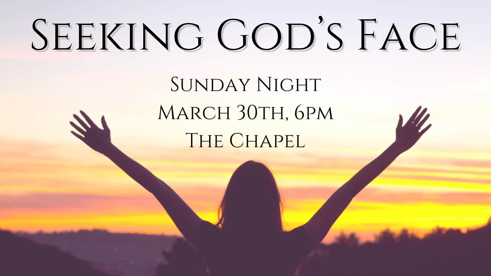 Seeking God's Face
