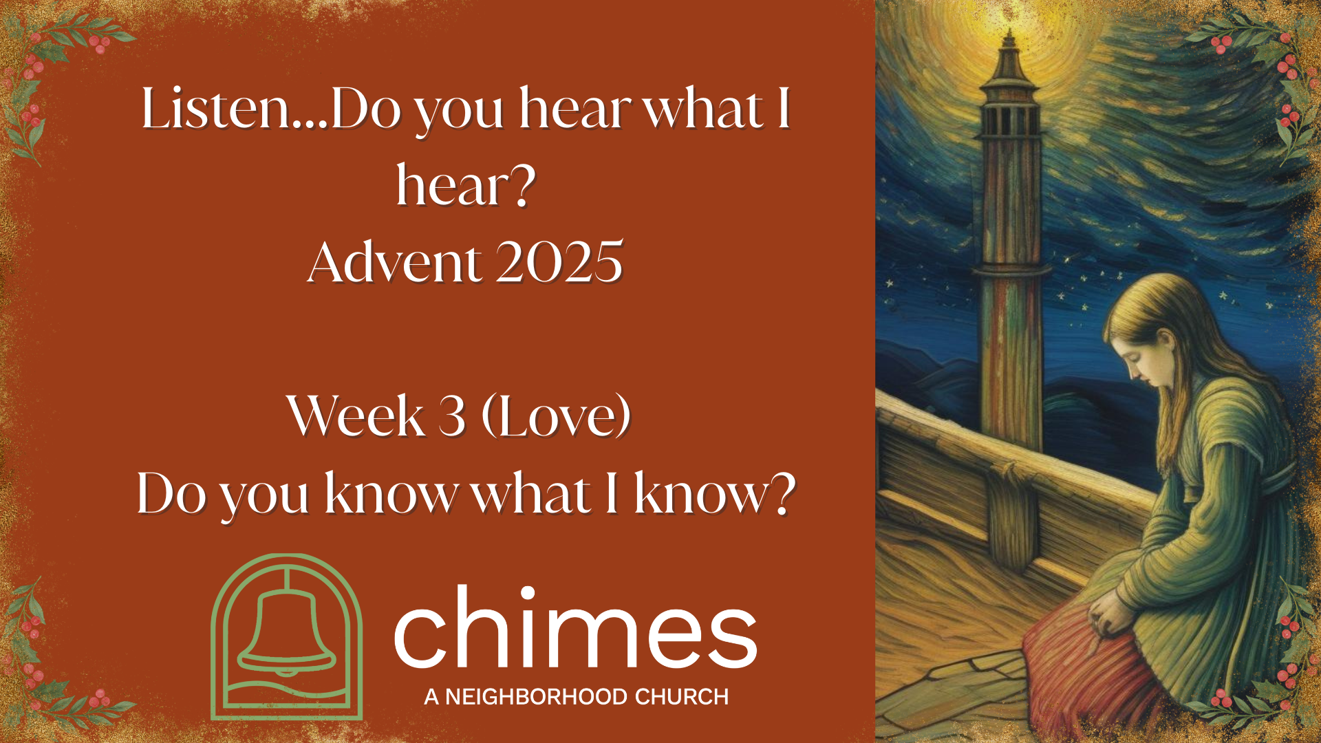 Do you know what I know? Week 3 (Love)