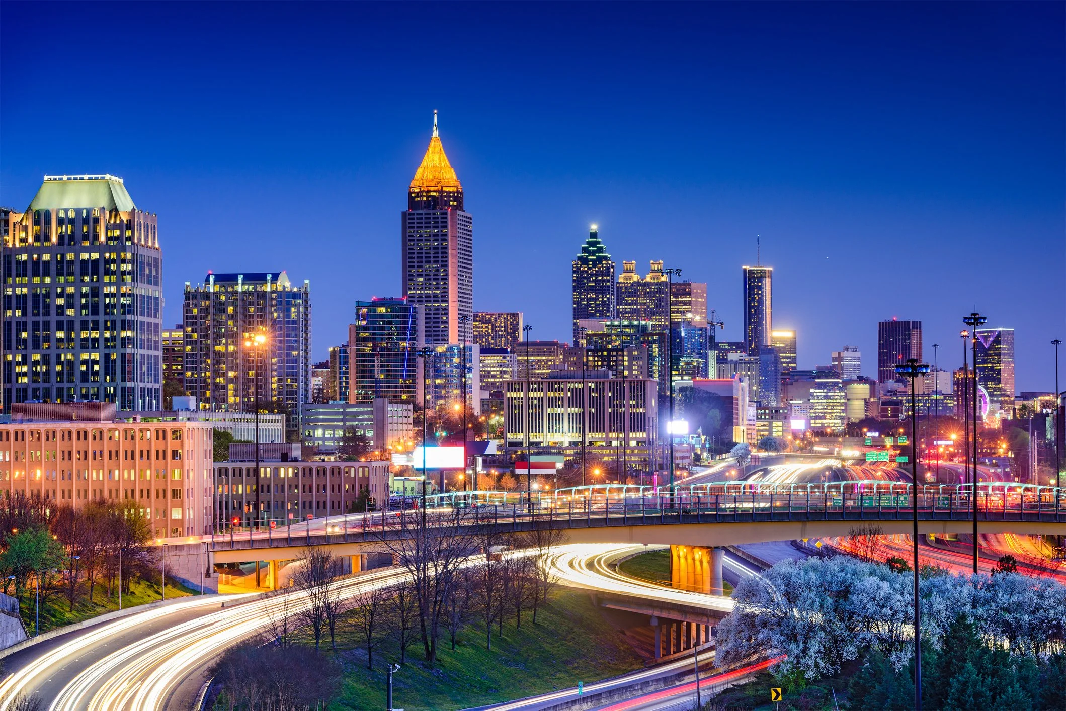 Skyline of Atlanta, Georgia export hub