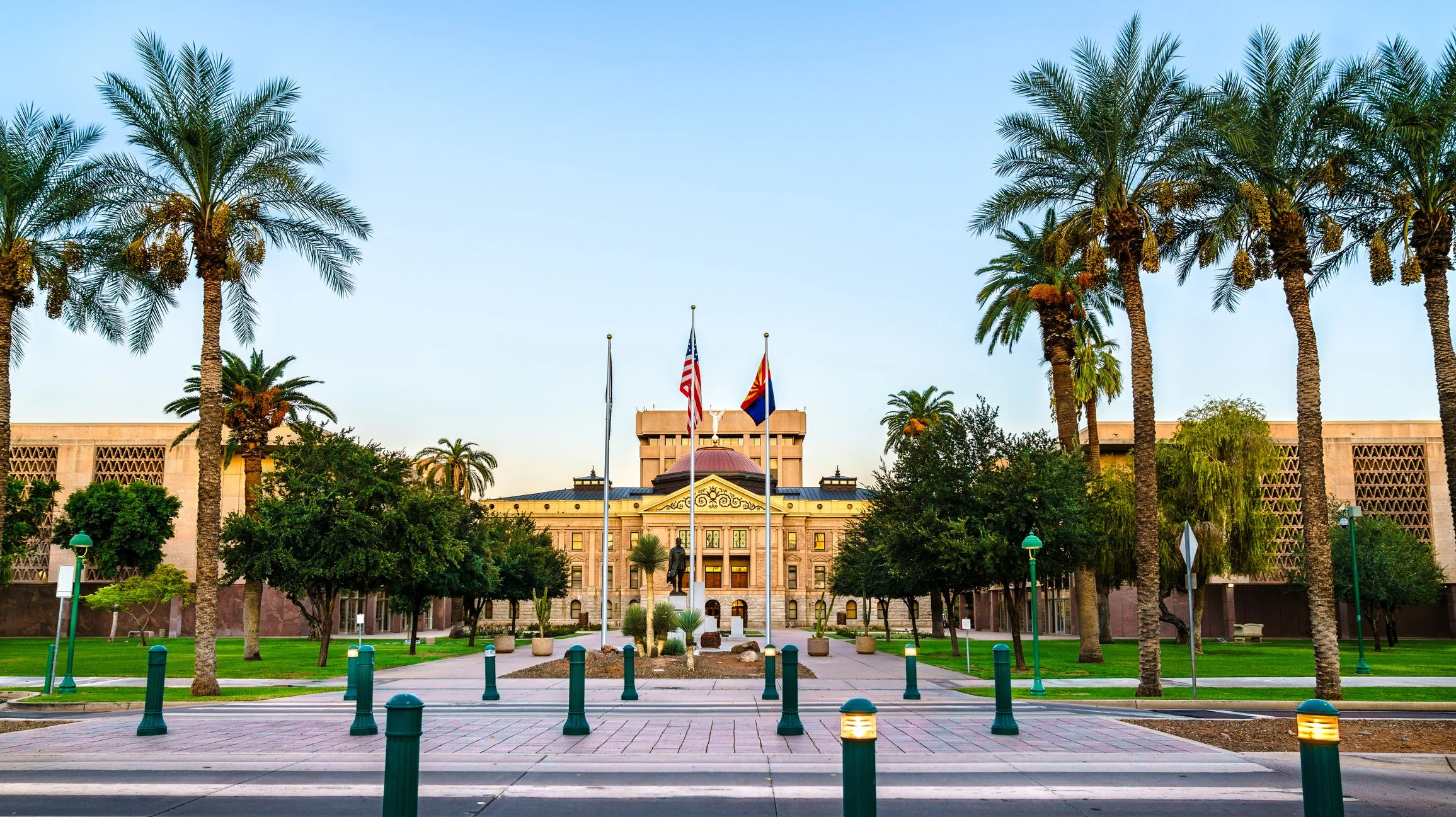Arizona State Capitol building in Phoenix, Arizona export business hub