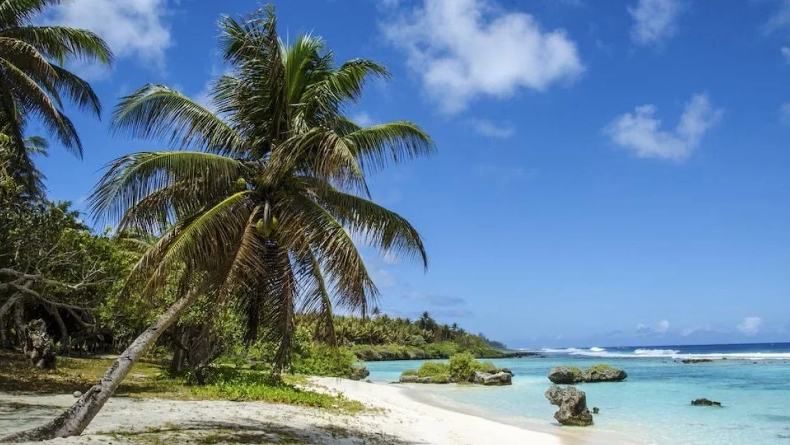 Beach scene, Northern Mariana Islands