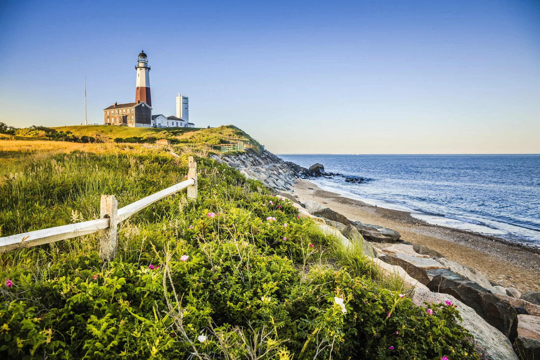 Montauk Point Lighthouse in Long Island, New York