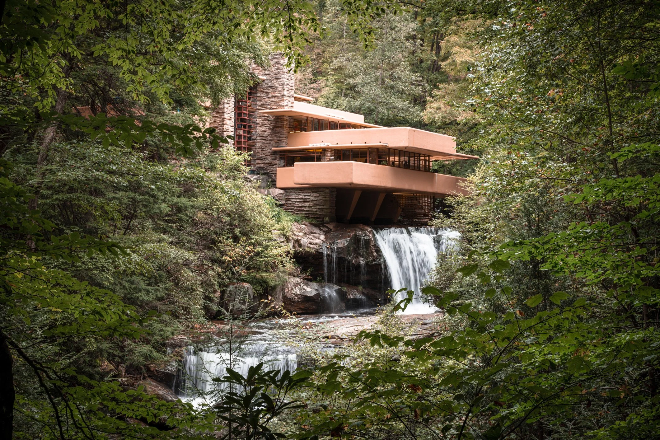Scenic view of Fallingwater, in southwestern Pennsylvania