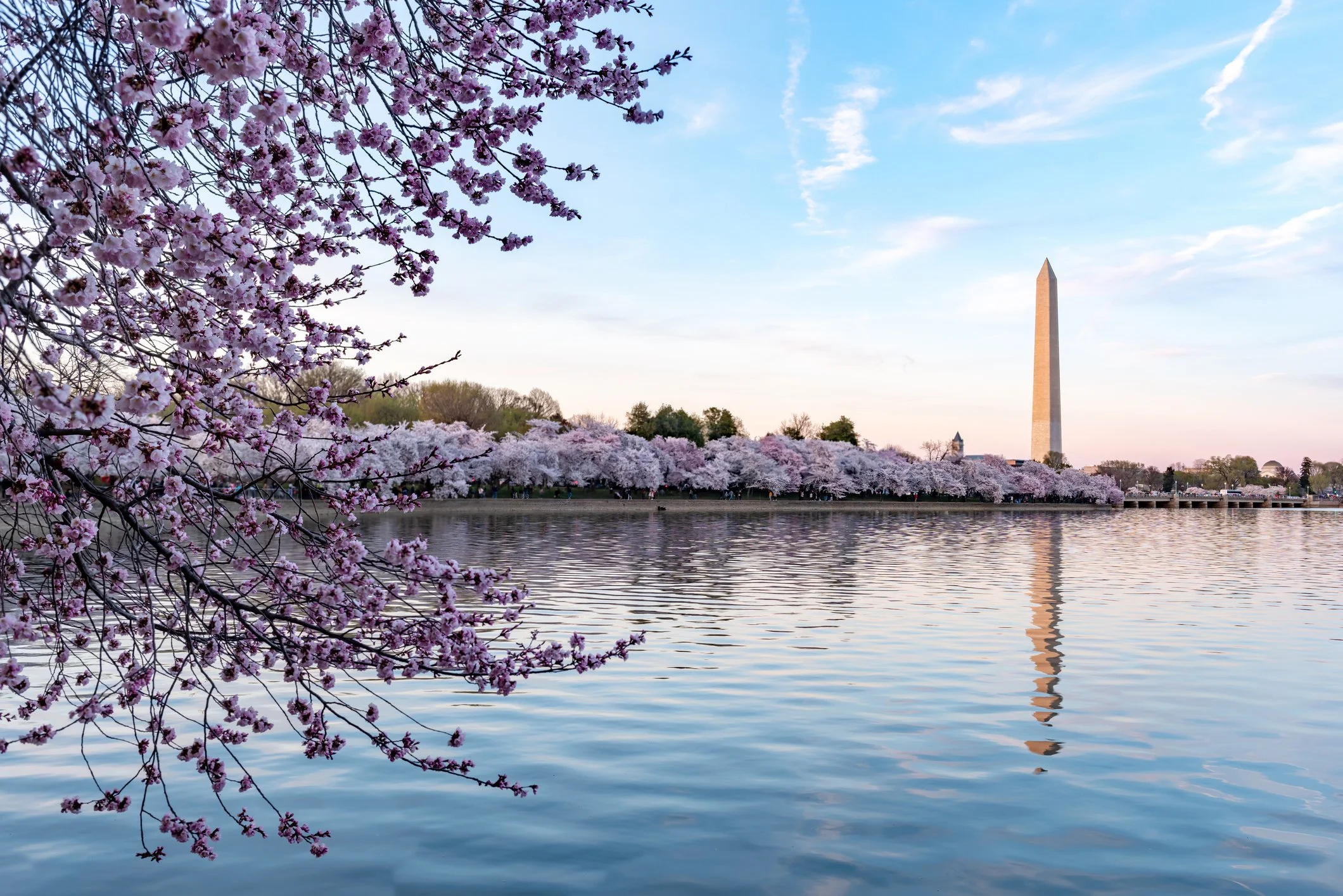 Lincoln Memorial Reflecting Pool and the Washington Monument, Washington, DC