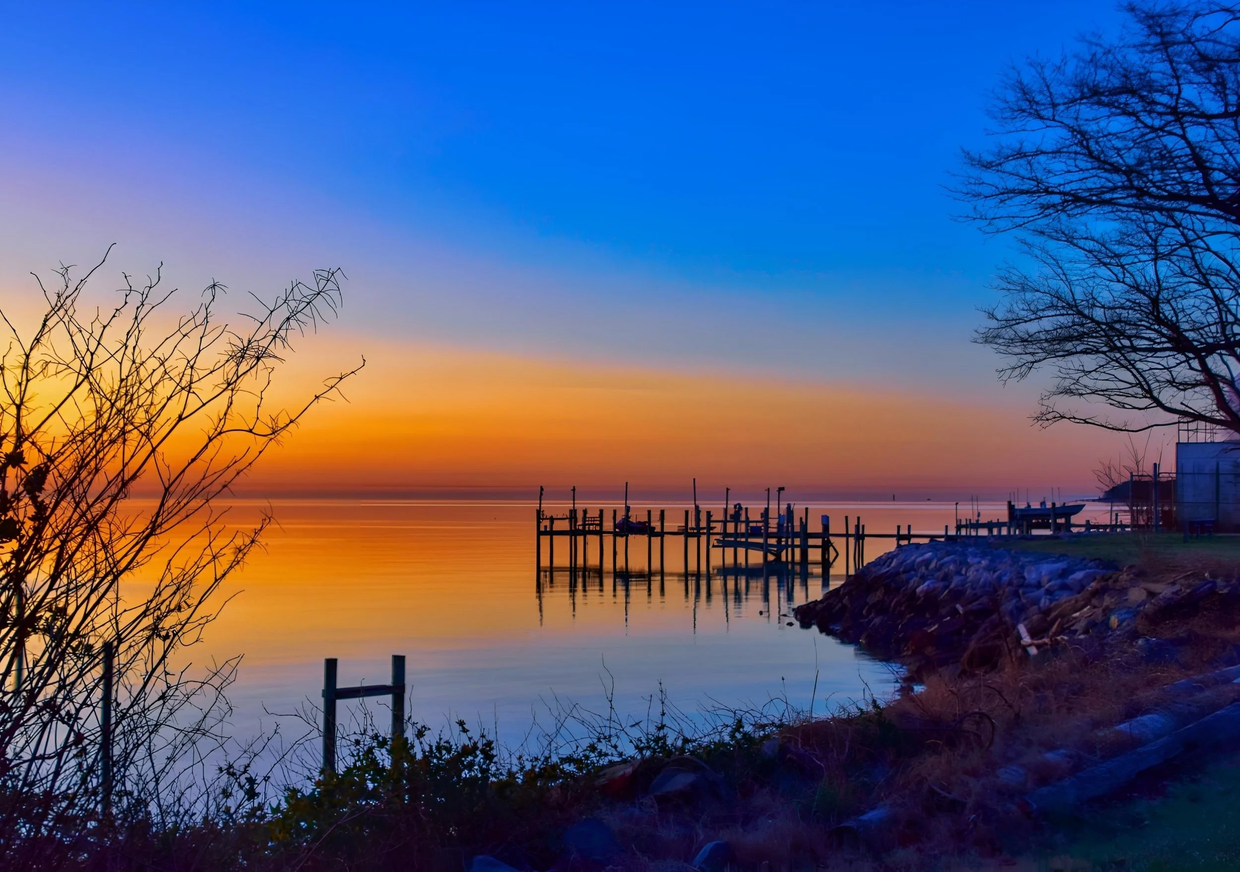 Scenic view of Chesapeake Bay, Maryland