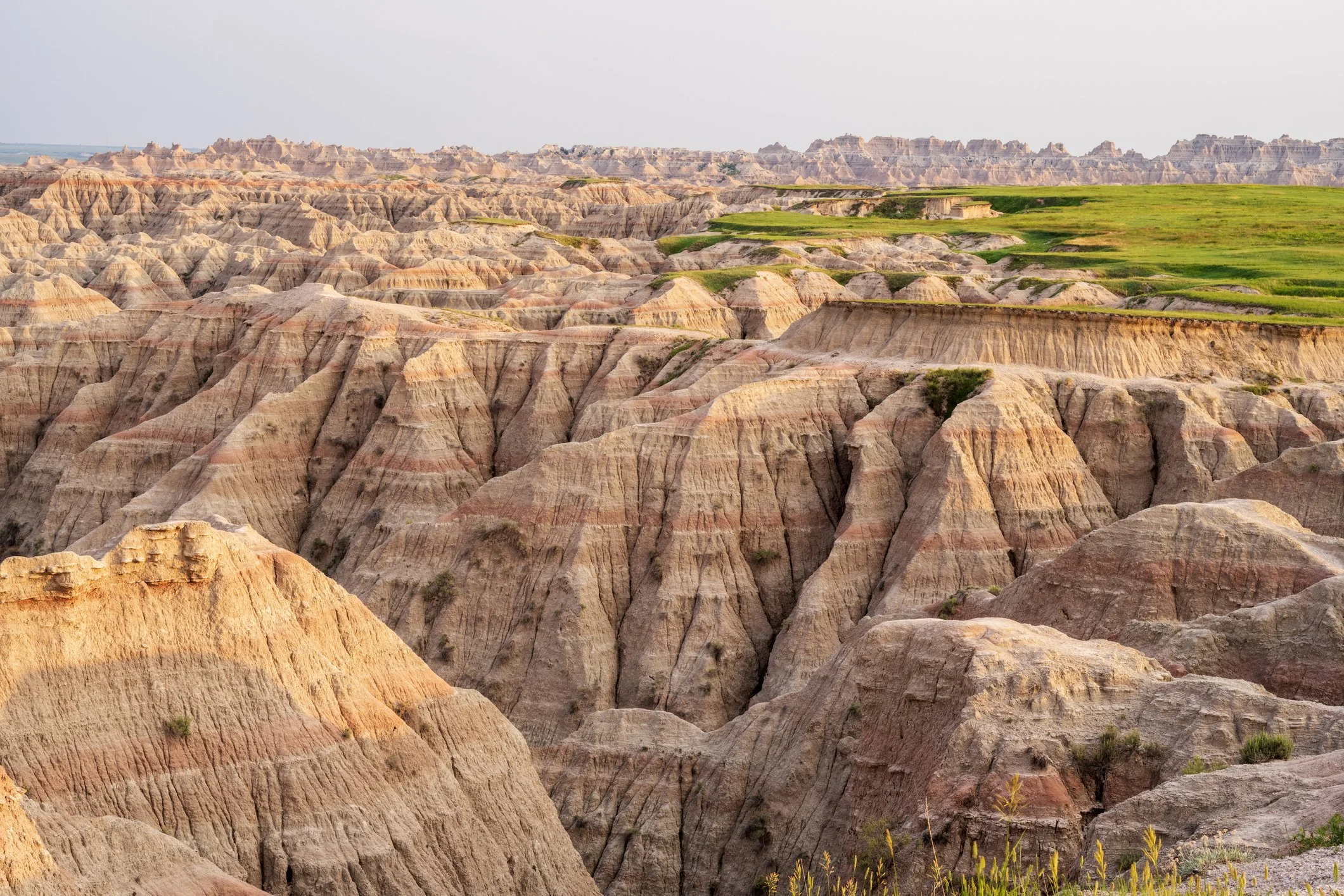 Scenic view of the Badlands, southwestern South Dakota