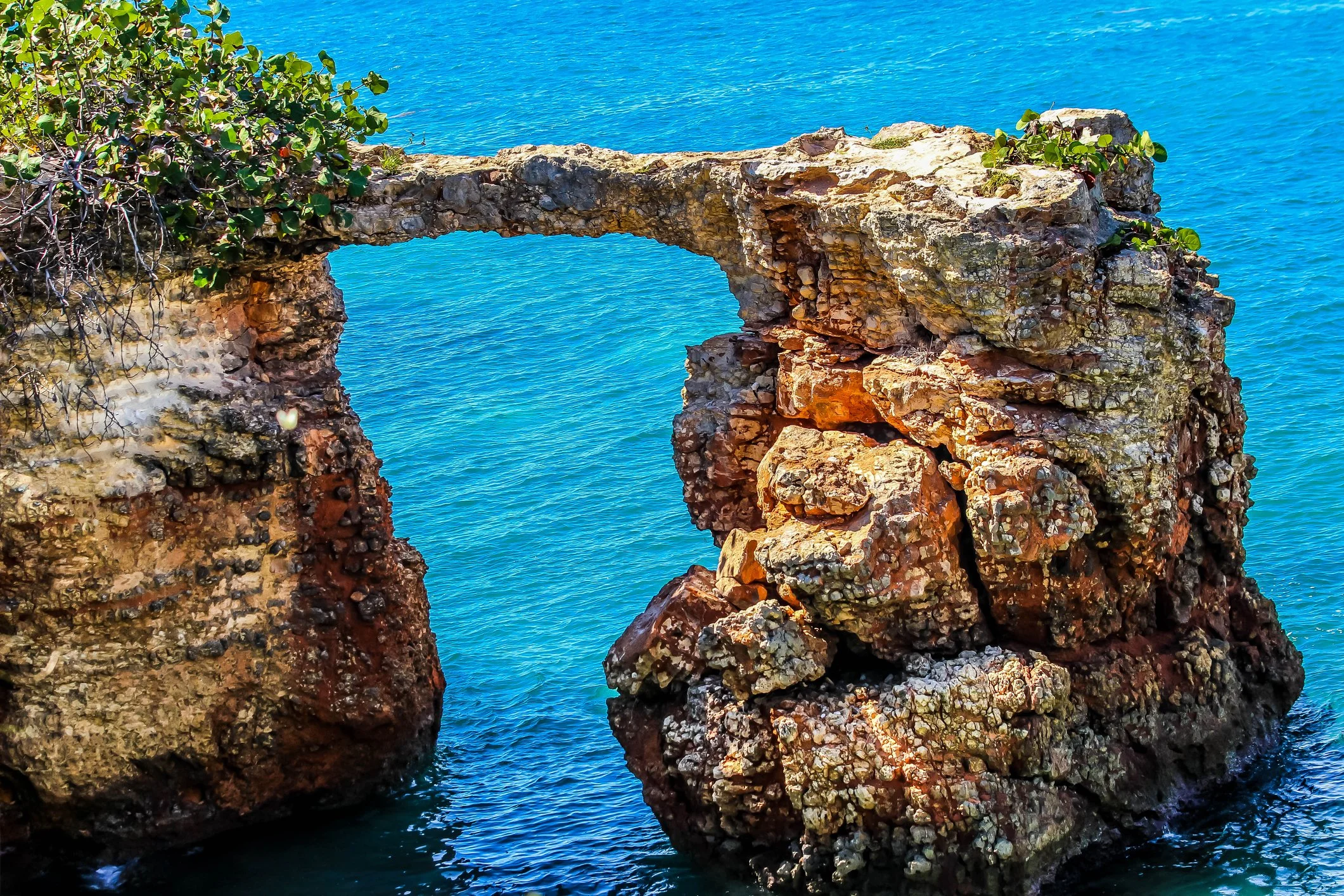 Puente de Piedra (Stone Bridge) in Cabo Rojo, Puerto Rico