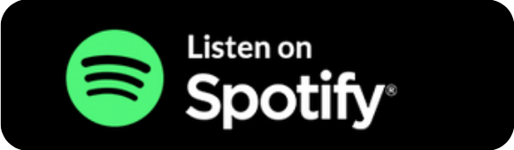 Spotify logo with black background and white text that says "Listen on Spotify."
