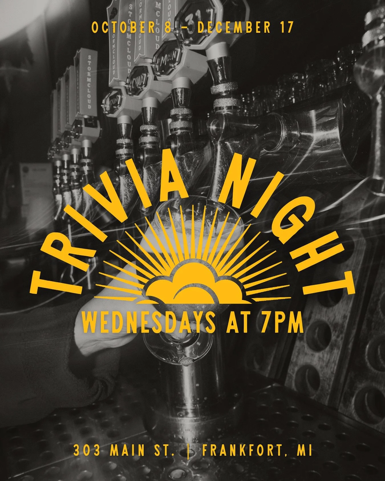 Fall Pub Trivia kicks off tonight at 7pm!

Join us for a 10-week tournament &mdash; scores add up each week to crown the Fall 2025 champ in December.

Gather your team of four and get here early to secure a table.

*Tonight&rsquo;s a practice round t