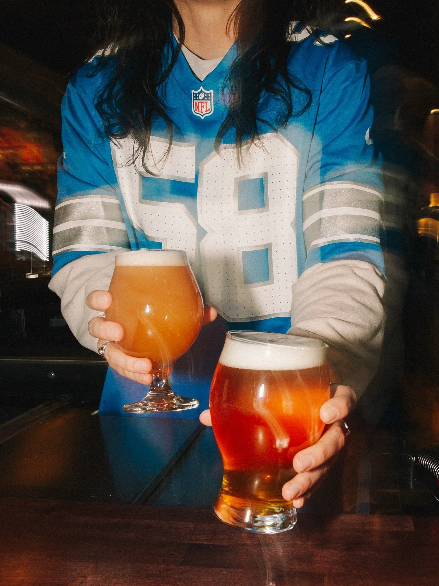 Snow&rsquo;s falling, pints are pouring. The Downtown Pub&rsquo;s open till 9pm with the game on. Cheers!