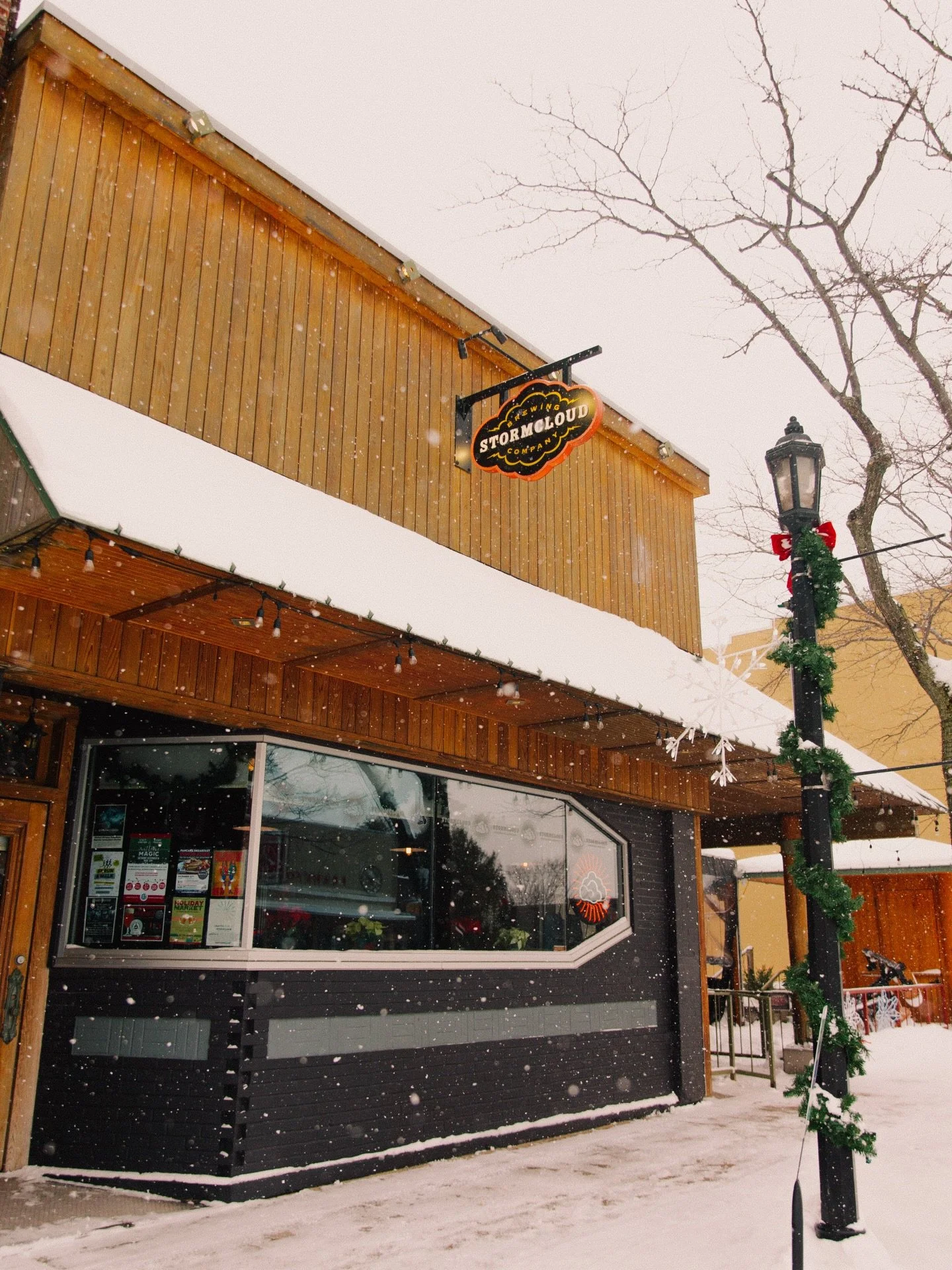 We&rsquo;re opening at 11:30am thanks to our local crew who live nearby.

Safety first today. The roads are in bad shape. Please be careful out there.