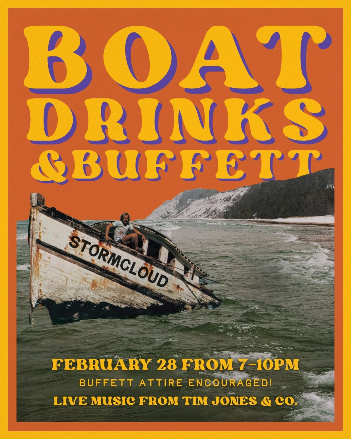 As Jimmy Buffett would say, &ldquo;you can&rsquo;t change the direction of the wind, but you can adjust your sails to always reach the Downtown Pub on February 28th for good tunes and great times.&rdquo; Or something like that&hellip; 

Shake off the