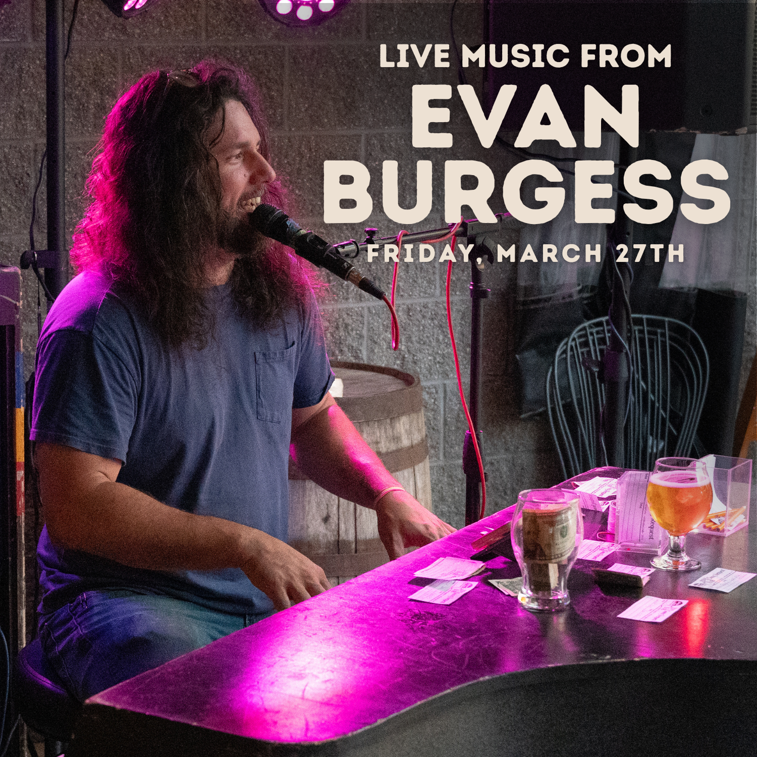LIVE MUSIC: Evan Burgess