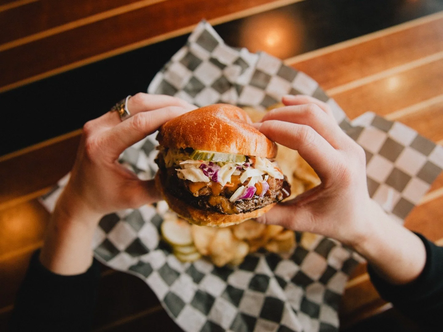 The Betsie Bay Burger Battle is wrapping up this week. Our Baryard Burger &amp; Black Bean Burger are both competing for awards!

Don&rsquo;t forget to submit your vote by Sunday, March 15th. May the best burger win! 🍔🍺