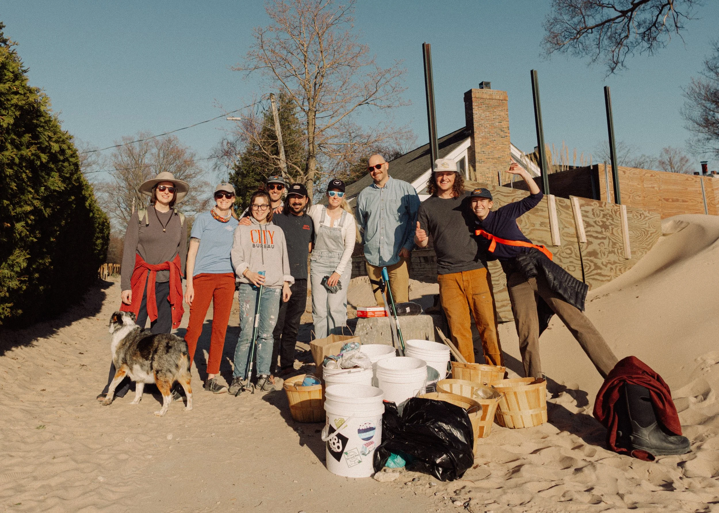 Stormcloud x Sleeping Bear Surf earth day beach cleanup