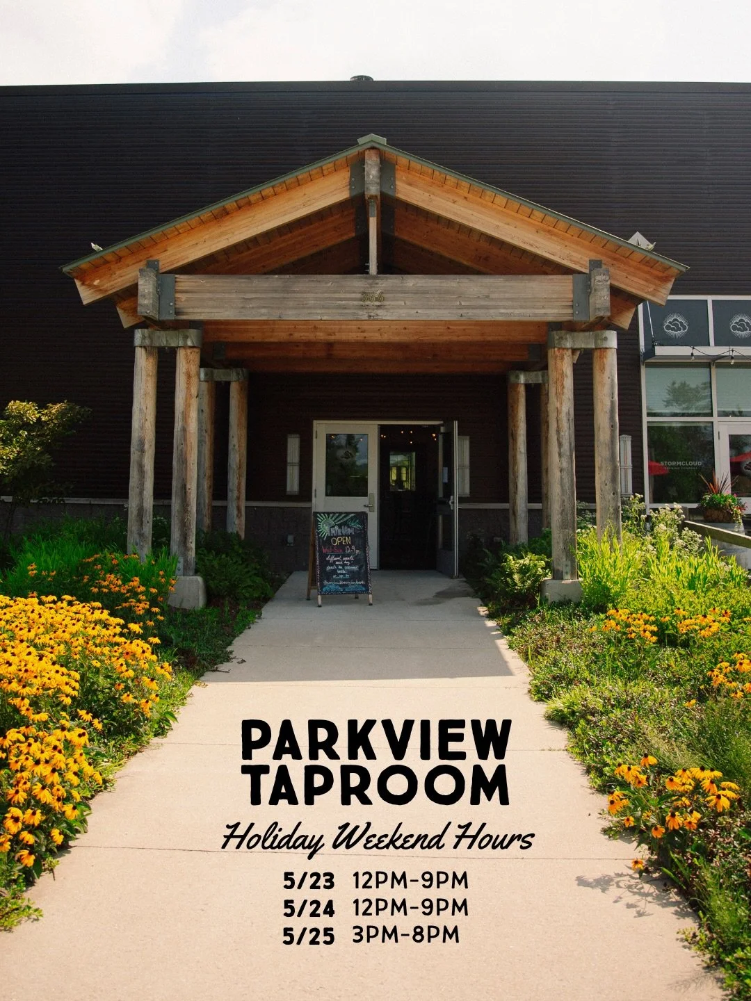 The Parkview Taproom is opening up for the long weekend!  Don&rsquo;t forget to swing by for our Summer Kickoff Party on 5/25. 

See you soon!