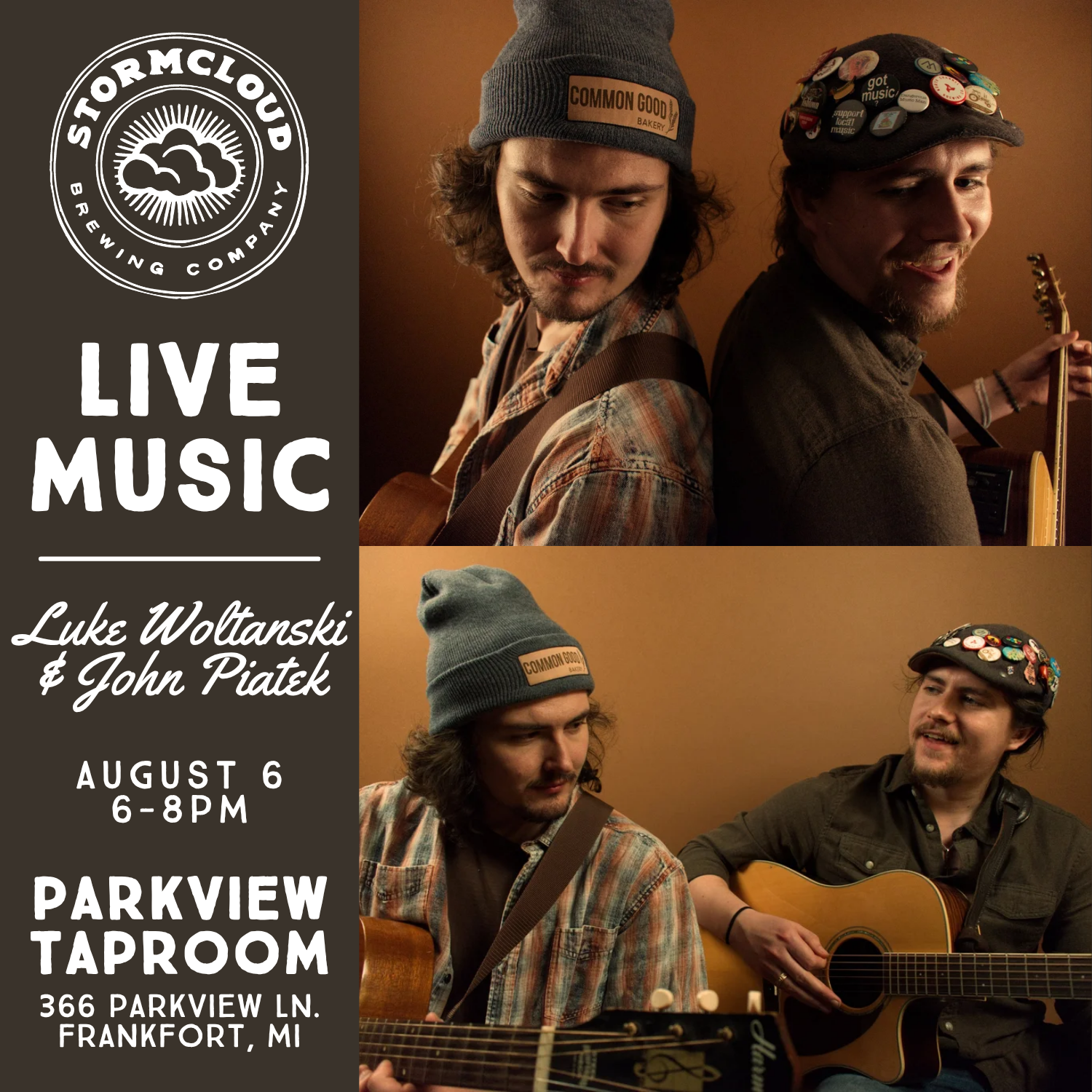 LIVE MUSIC: Luke Woltanski & John Piatek