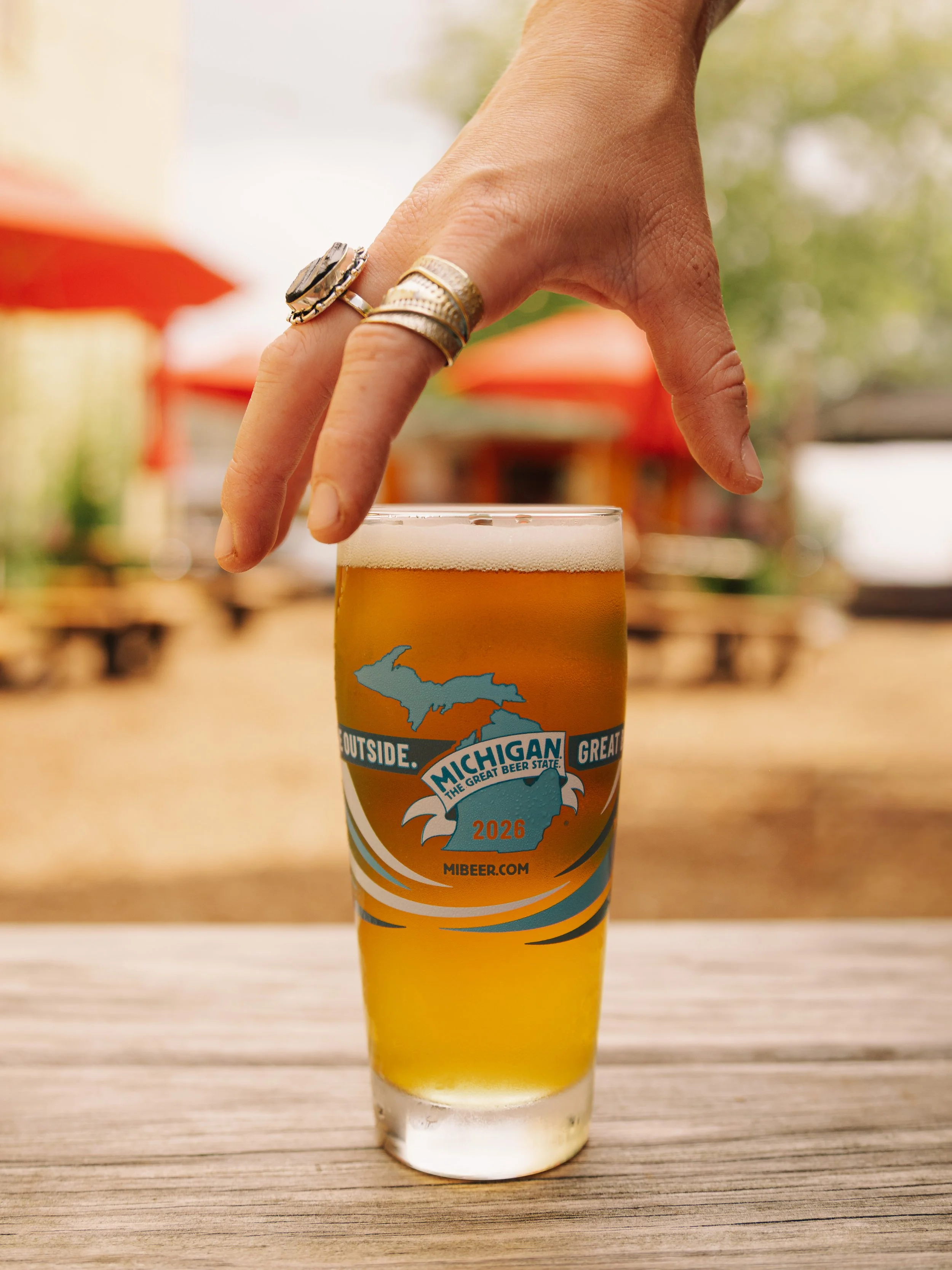 Michigan Brewers Guild glass