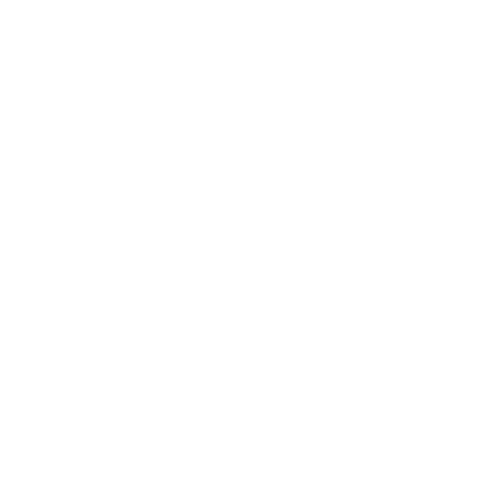Two white handprints on a black background.