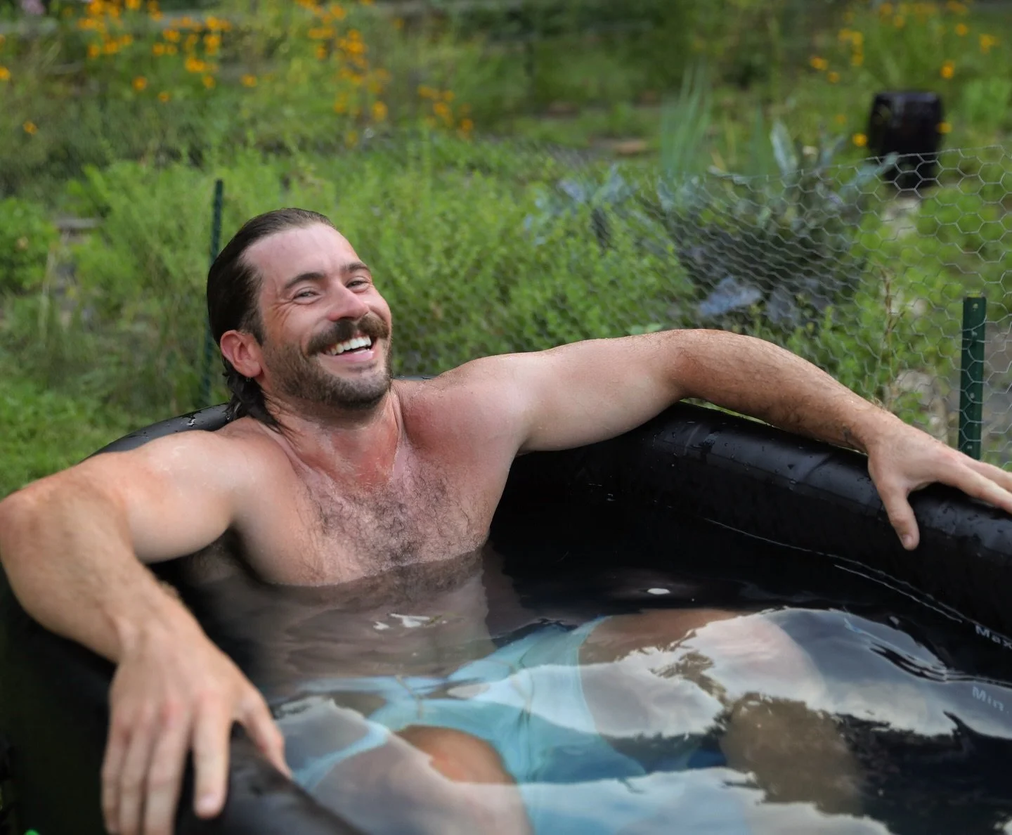 The moment when you finally relax in the plunge >

(Or at least pretend your enjoying it 😅)