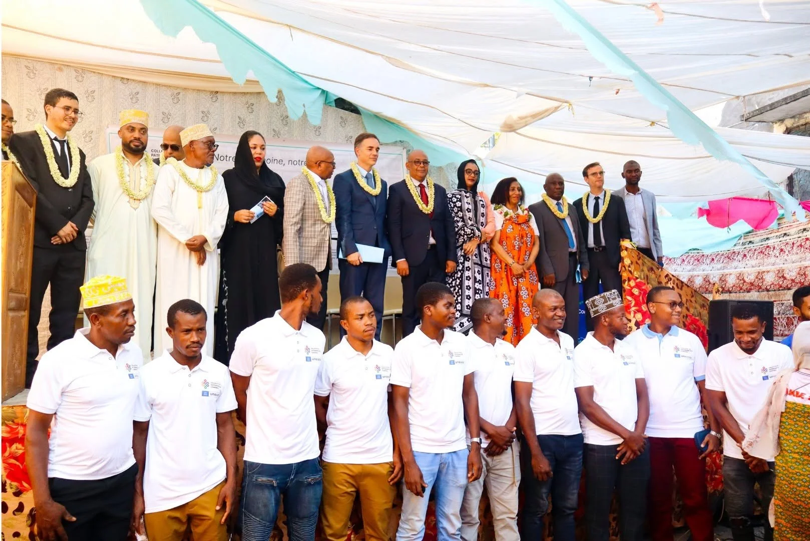 RESTAURATION ! Les travaux commencent au Palais de l'Ujumbé aux Comores