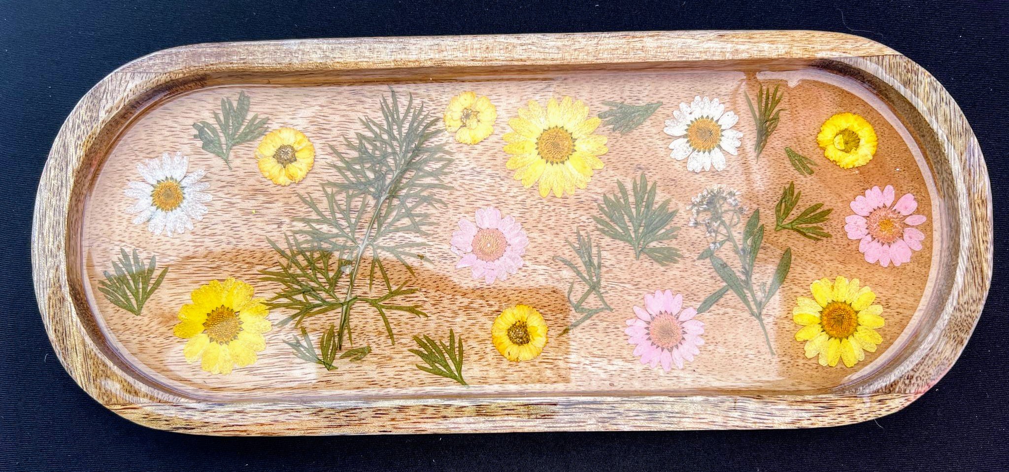 Large Wooden Dice Tray