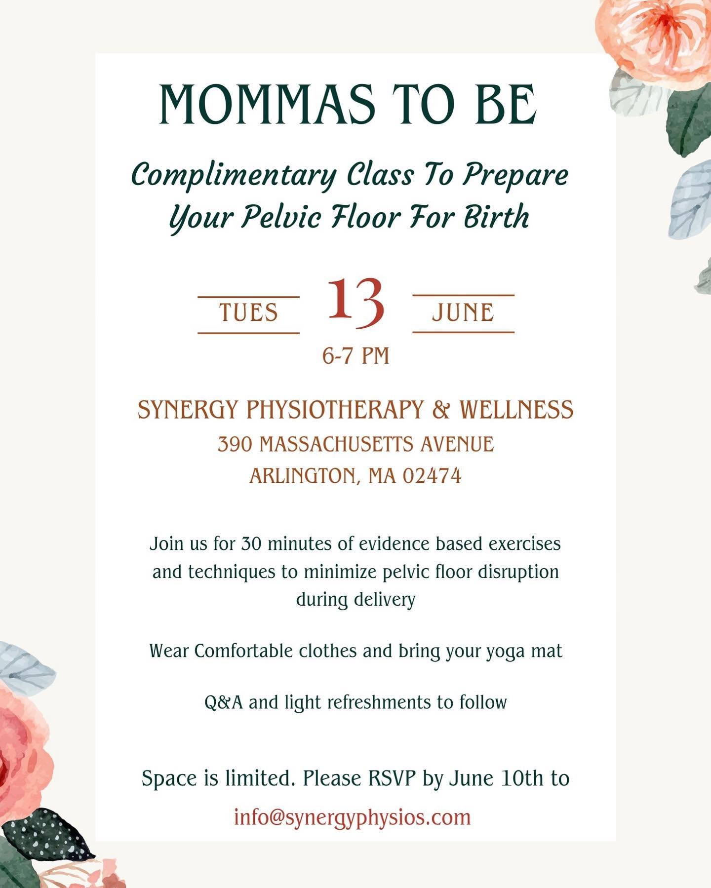 Come join us on June 13th! #pelvichealth #womanshealth