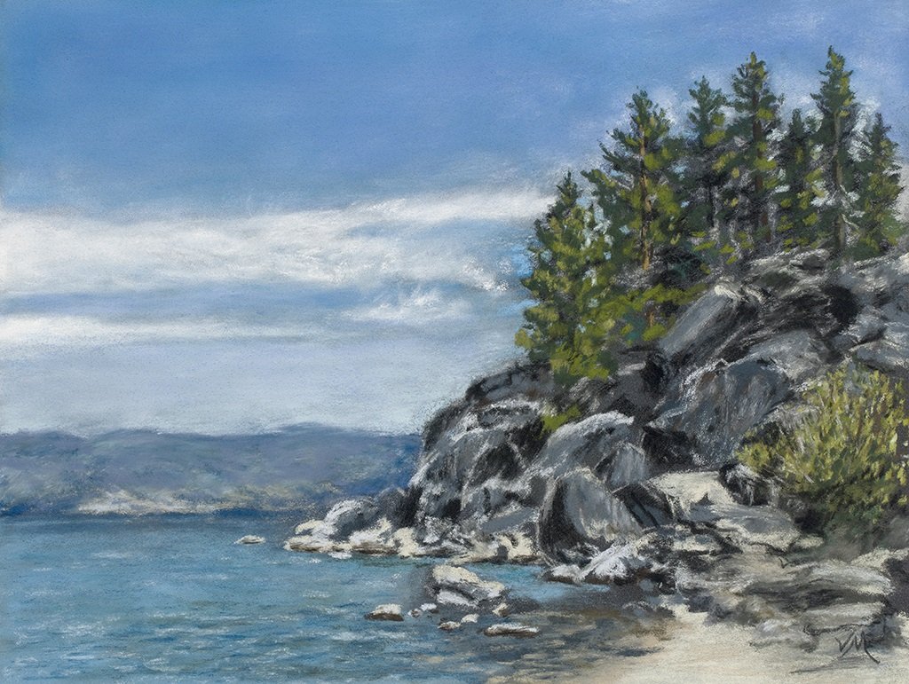 Lake Tahoe ( 11 3/4 “ x 8 1/2 “)