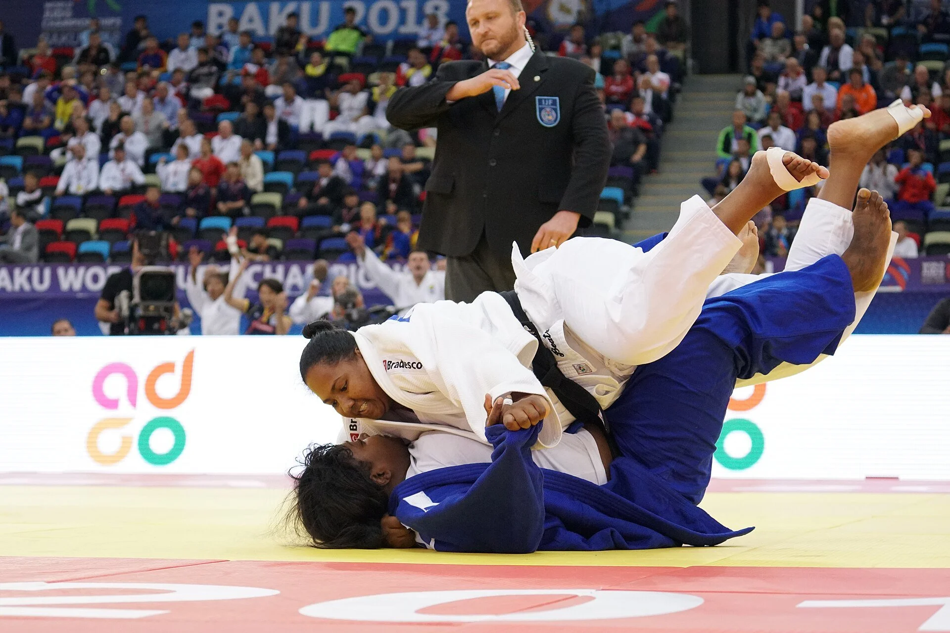 Mundial de Judô: Brasil perde para a China por 4 a 3 no golden score e cai nas oitavas das equipes mistas