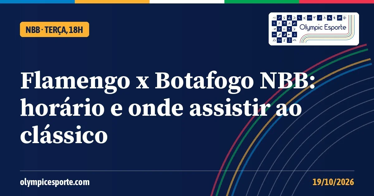 Flamengo x Botafogo NBB: horário, onde assistir e por que o clássico será com portões fechados
