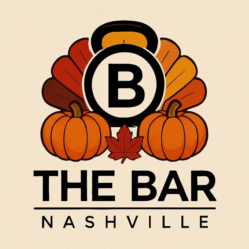 Thankful for the fitnesss family we&rsquo;ve created! Thank you to our great community for the overwhelming support as we start this journey! Happy Thanksgiving from The Bar Nashville family!