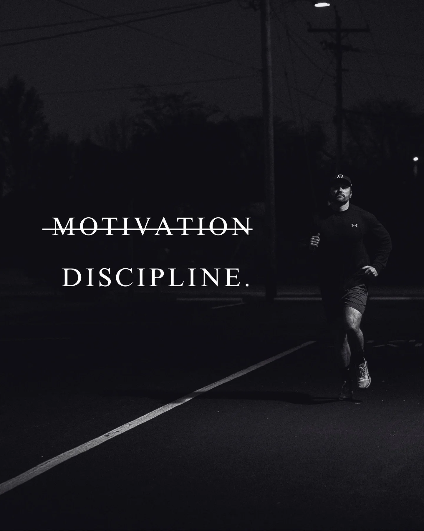 Do it tired.
Do it when it&rsquo;s inconvenient.
Do it when no one&rsquo;s watching.

Because the days you don&rsquo;t feel like it
are the ones that actually change you.