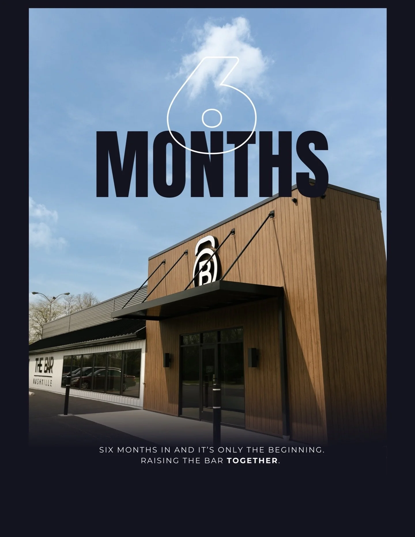 6 months.

What started as a vision&hellip; became a place.
What started as a place&hellip; became a community.

For the early mornings.
For the late nights.
We are so grateful! 

We really want The Bar to be a place for everyone. With that being sai