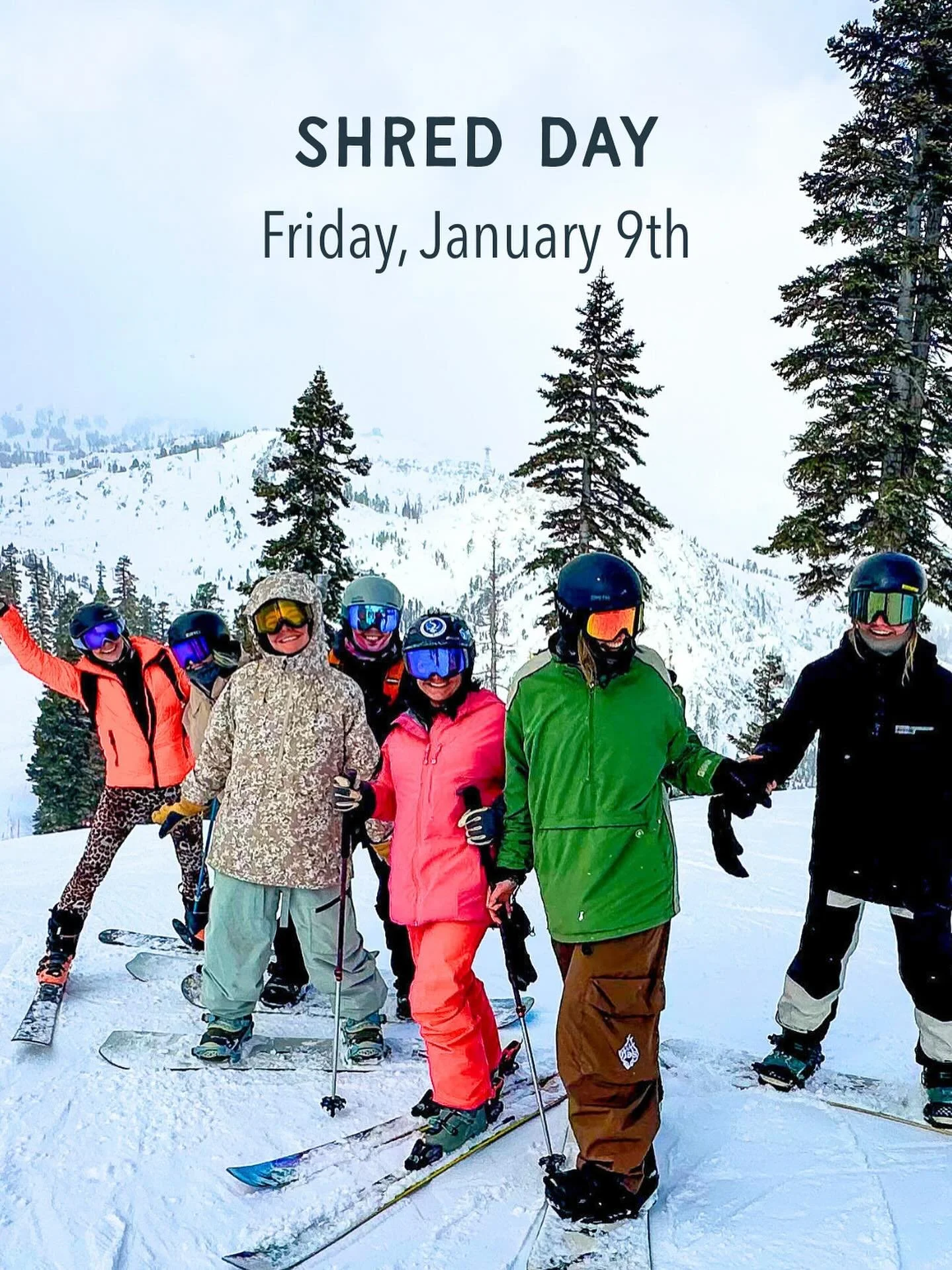 Shred Day is BACK and everyone&rsquo;s invited.

Last year we (@_theretreatcompany and @she__shredz ) launched this little tradition to help women meet new friends on the mountain in a fun and zero pressure way. It ended up being one of our favorite 
