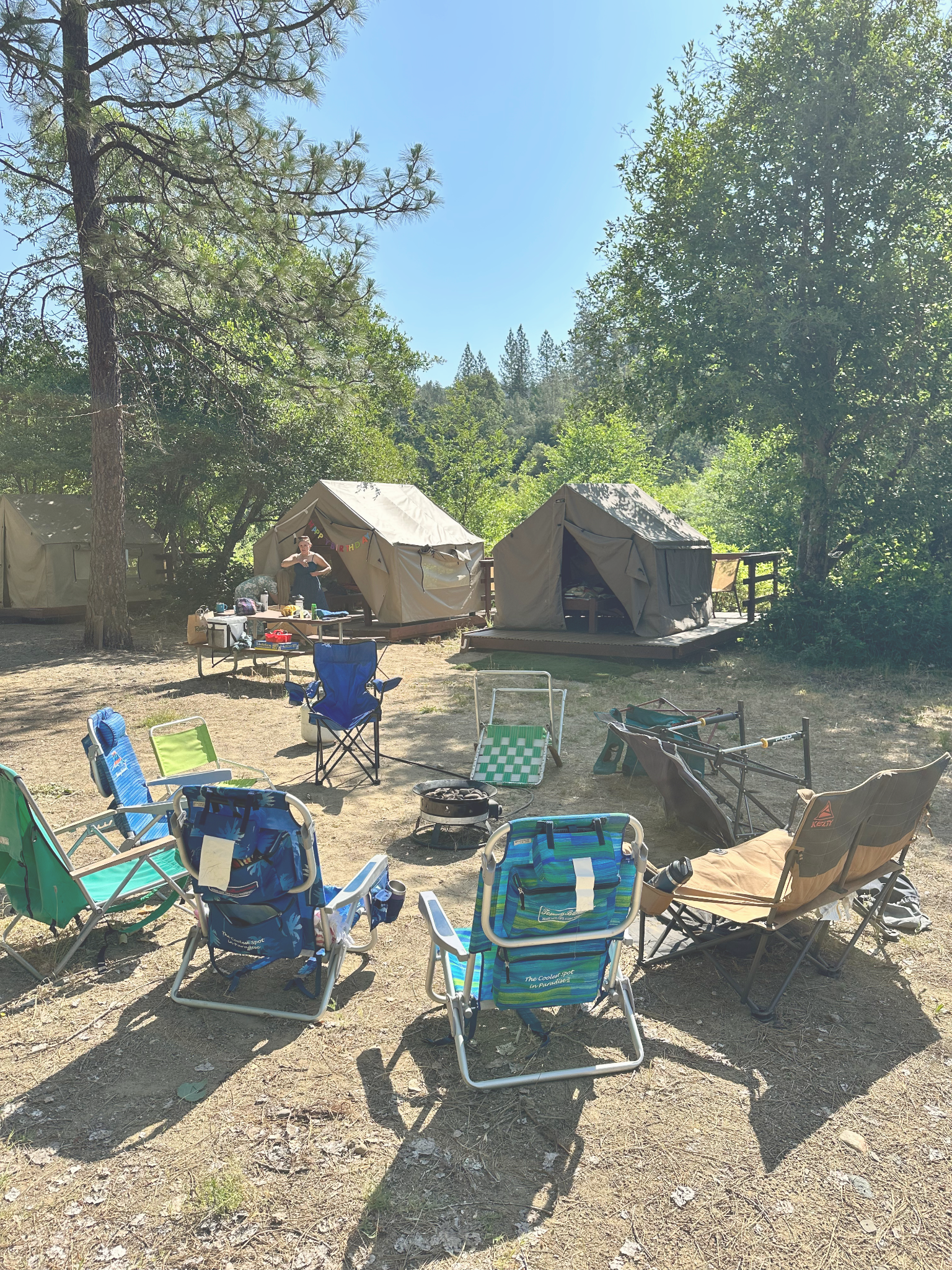 gals camping trip