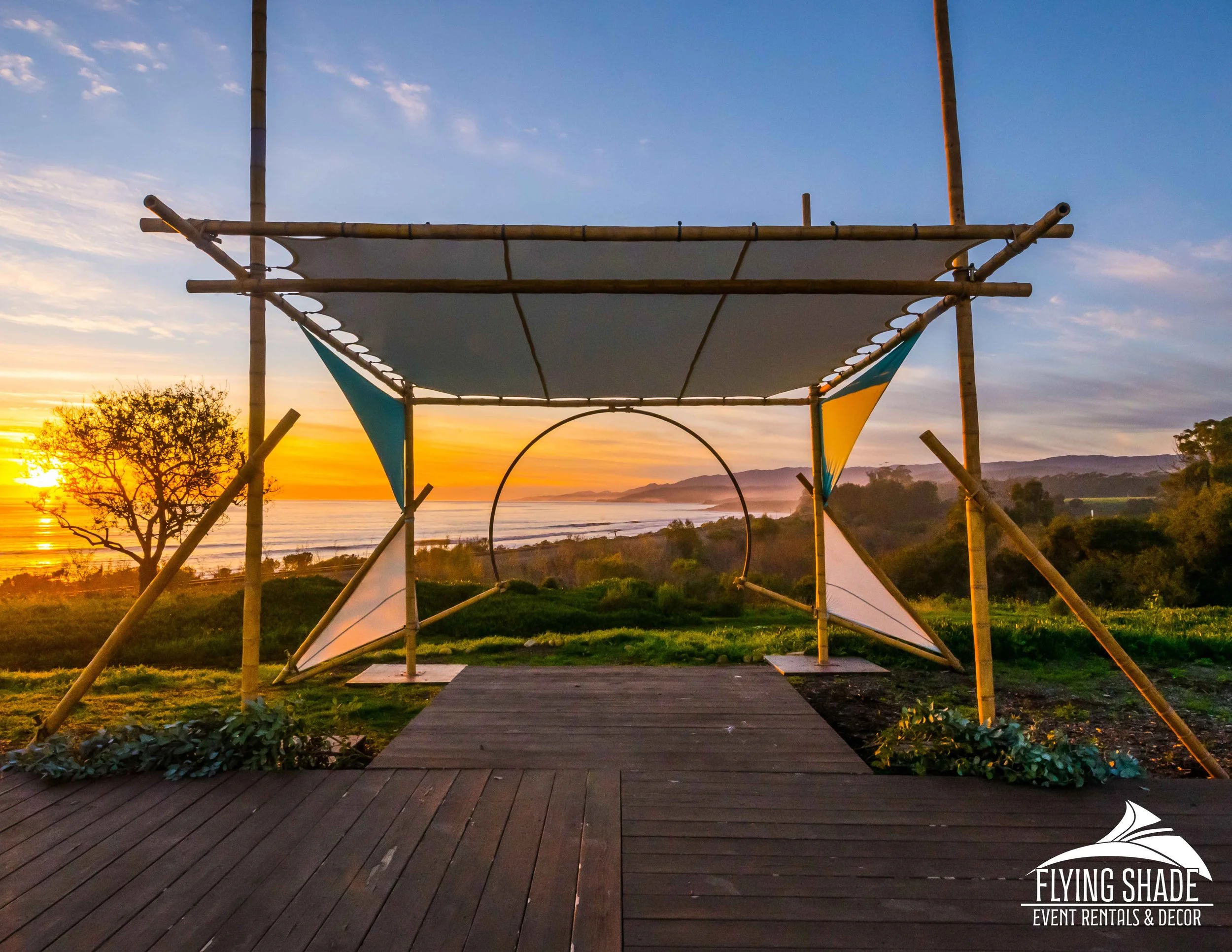 1 Cell Bamboo Shade (17'x17')