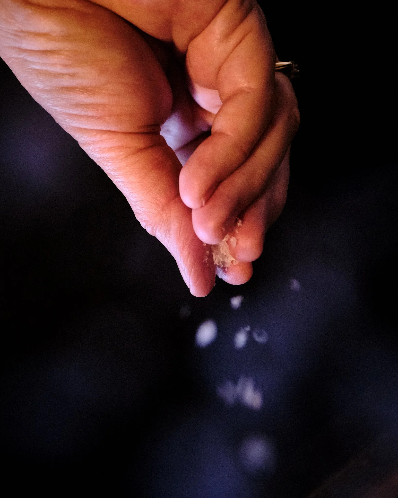 a sprinkling of flaky sea salt