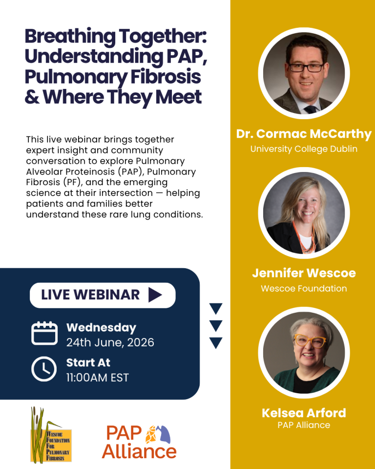 Graphic for PAP Alliance and Wescoe Foundation webinar