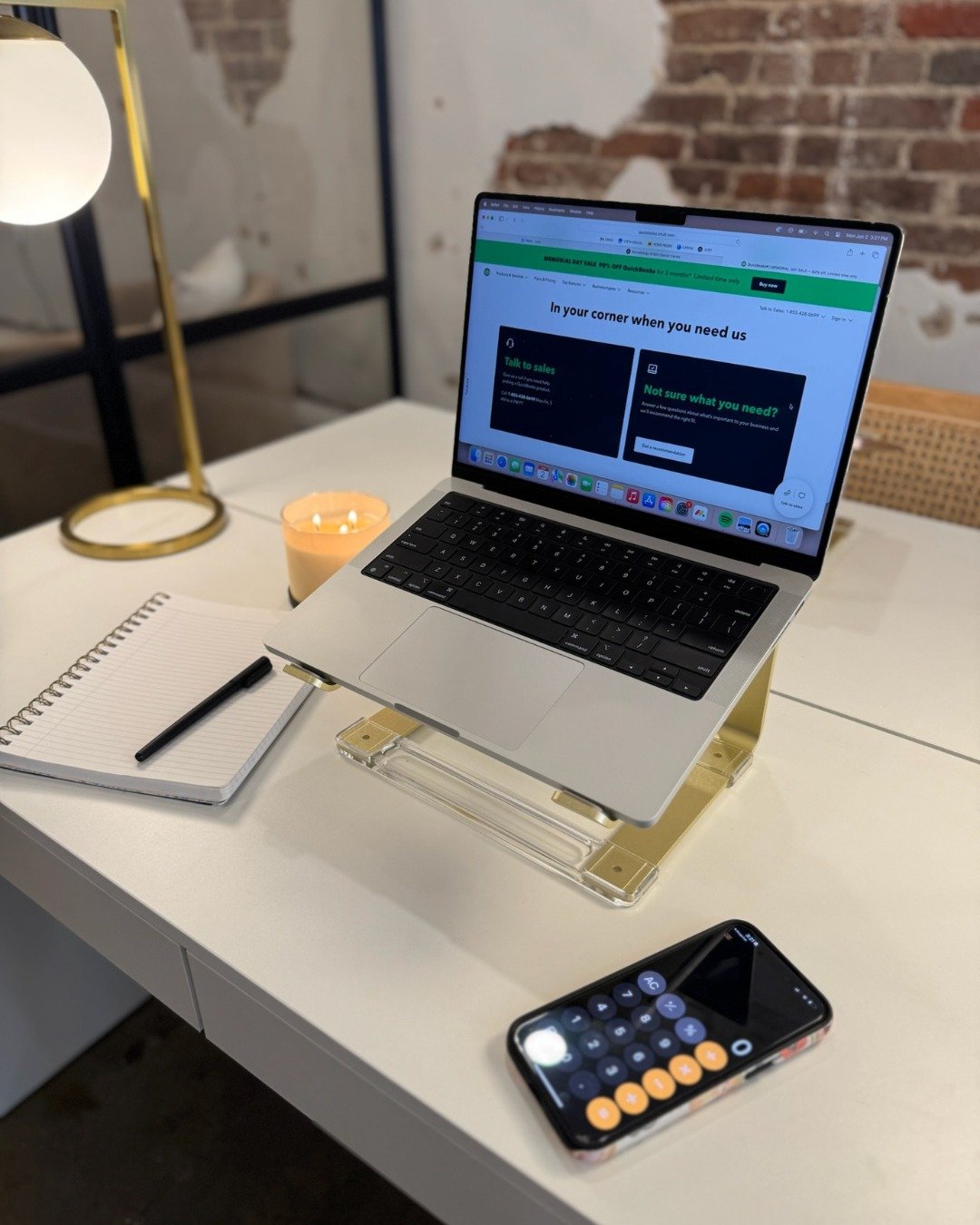 QuickBooks doesn&rsquo;t have to be confusing. We&rsquo;ll set it up, walk you through it, and cheer you on as you take control of your numbers 💕 Call us to get started!