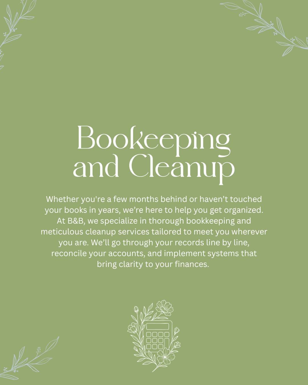 From cleanups to consulting, Balance &amp; Blooms offers everything you need to feel confident in your finances.
Swipe through to see how we can help your business bloom then head to
https://vist.ly/3n7fvfi to book your free discovery call! ✨