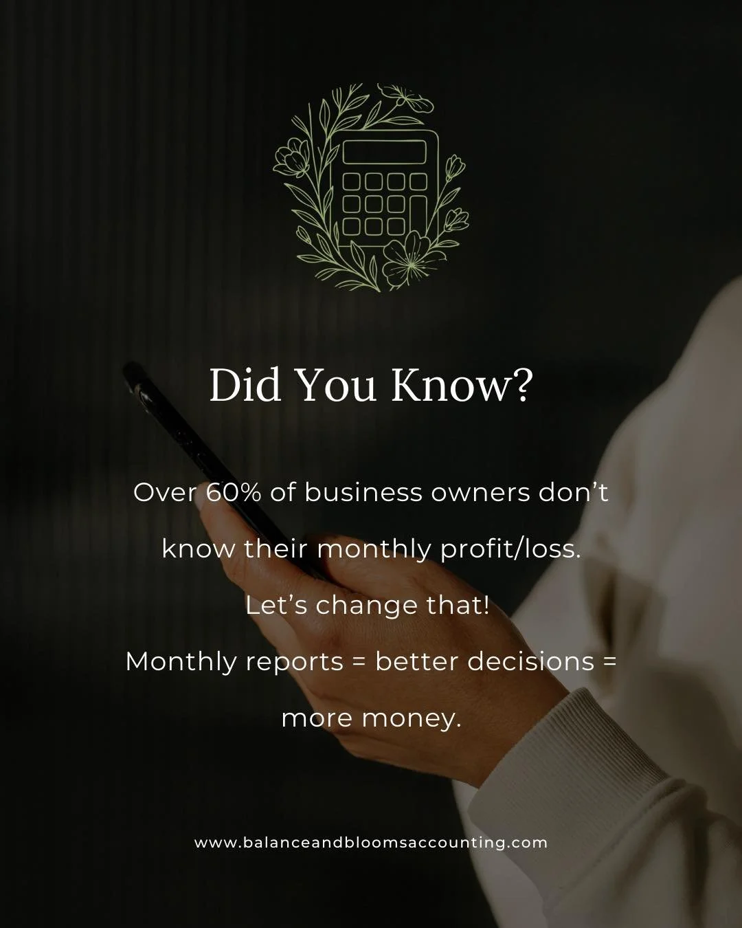 Do you want to:

&rarr; Increase your profits

&rarr; Feel confident this tax season

&rarr; Leverage data for decision-making

&rarr; Level up your business

Get clarity today with our monthly bookkeeping packages.
#KnowYourNumbers #business