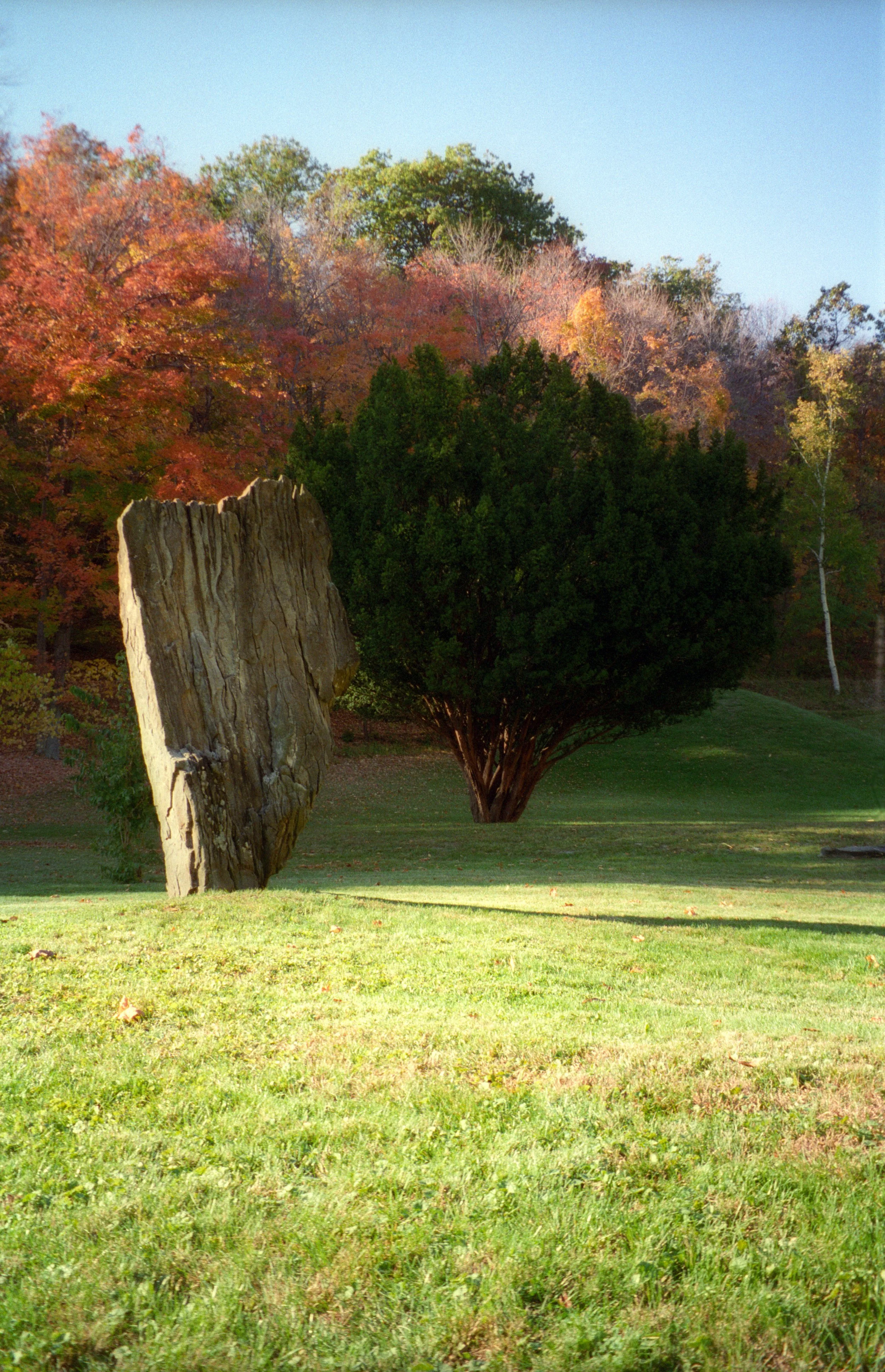A historical view of Innisfree Garden photographed in October 1997.