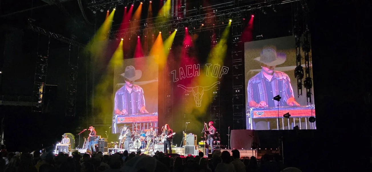 Playing with Andy Buckner opening for Zach Top