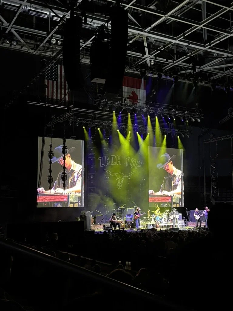 Playing with Andy Buckner opening for Zach Top