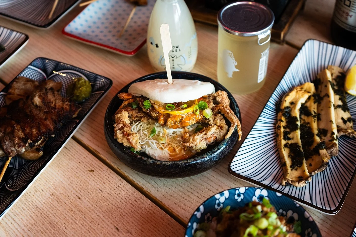 Your table&rsquo;s waiting! Bao, skewers, sake, and all the good vibes 🍶💫 dinner at Izakaya Ryu just hits different

#IzakayaRyu #columbuseats #614Eats #ColumbusFoodies #JapaneseFoodLovers #IzakayaVibes #ColumbusRestaurants #SakeLovers #foodiefinds