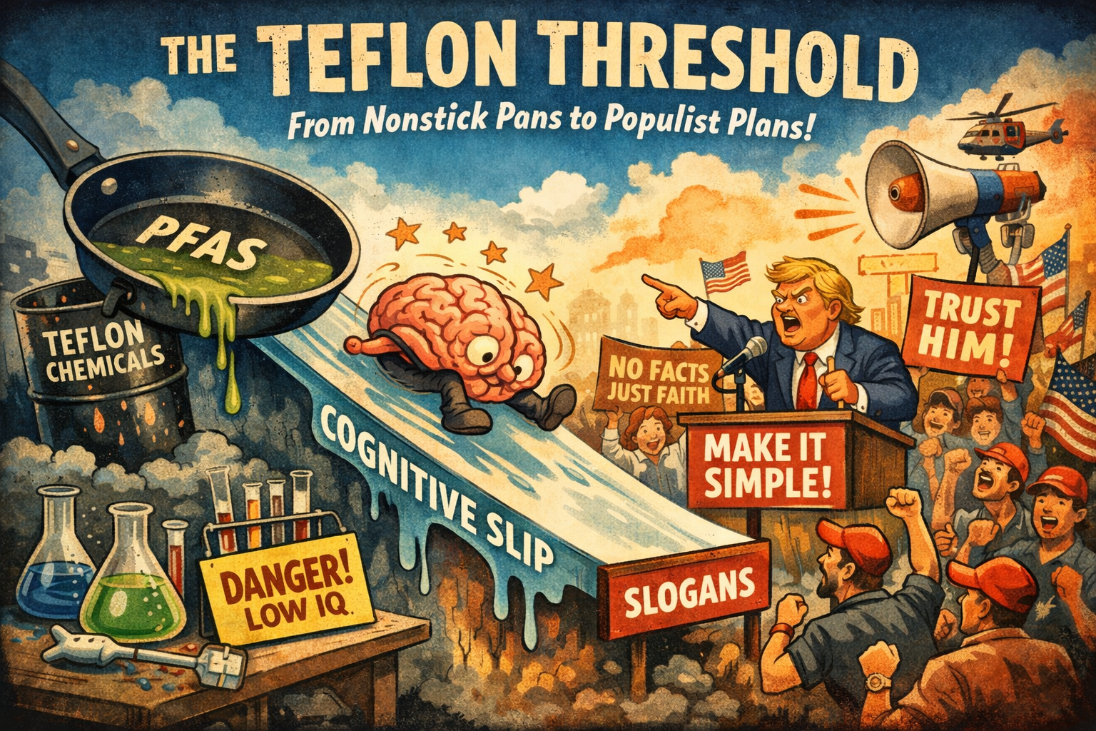 The Teflon Threshold: When Cognitive Slip Leads to Political Grip