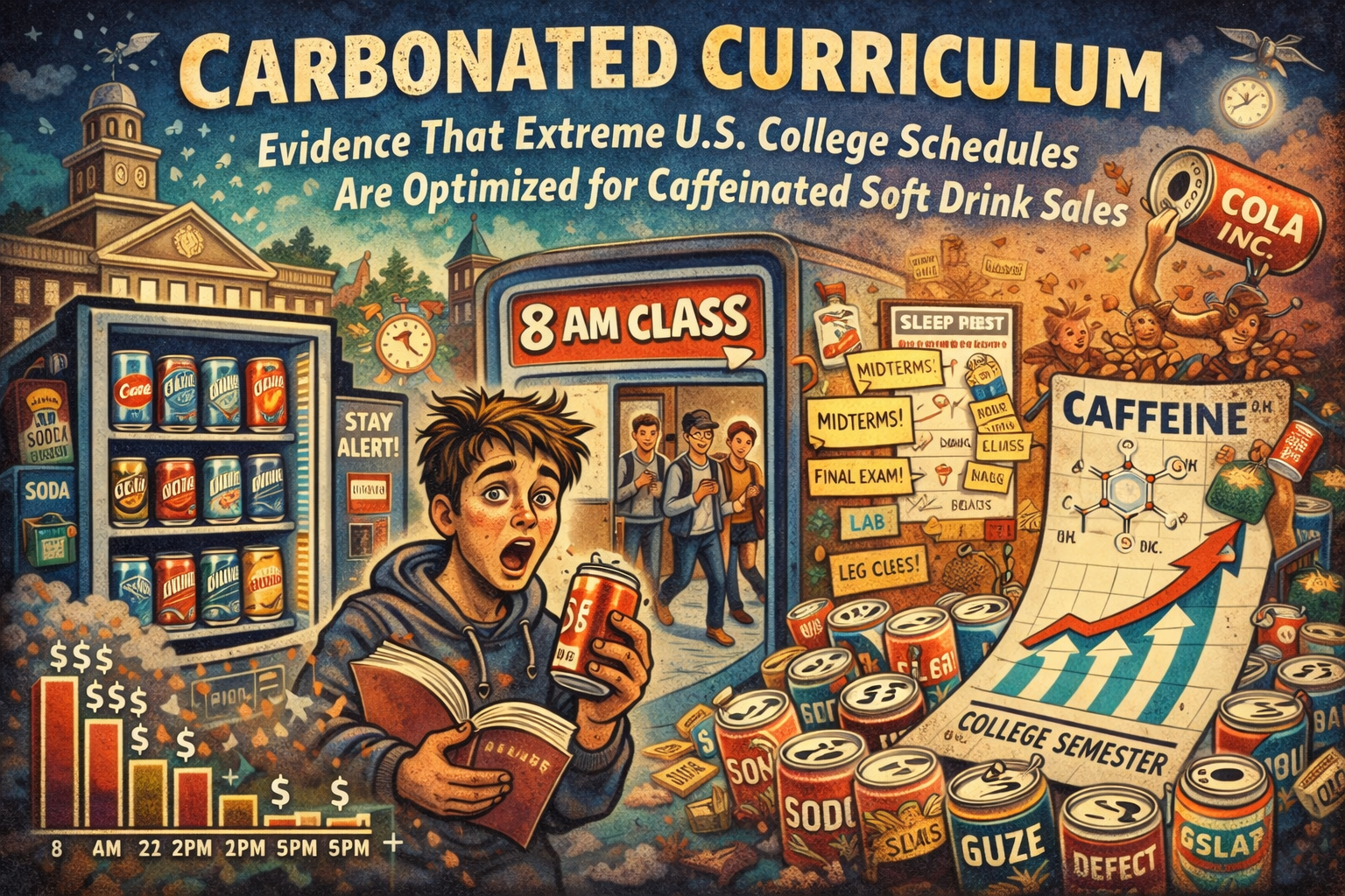 Carbonated Curriculum: Evidence That Extreme U.S. College Schedules Are Optimized for Caffeinated Soft Drink Sales